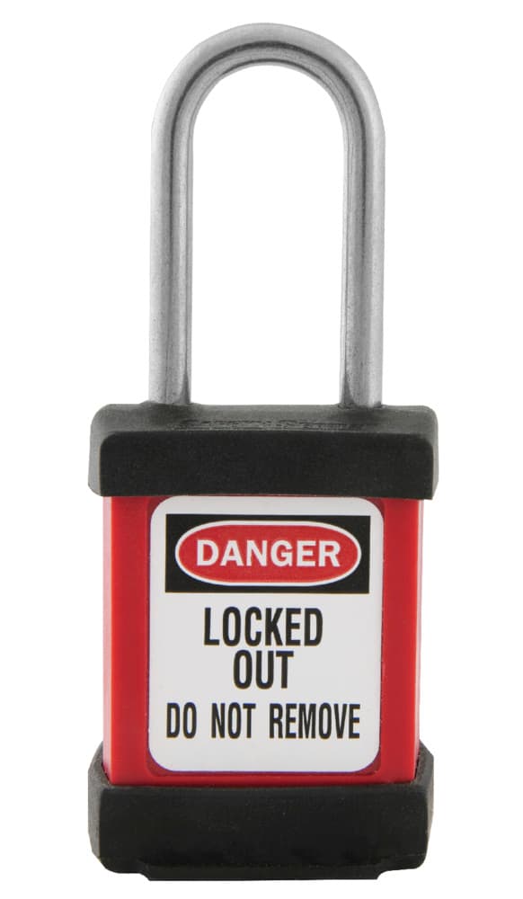 Master Lock Safety Padlock S31 KA6 Red (6 Locks Equals 1 Set)