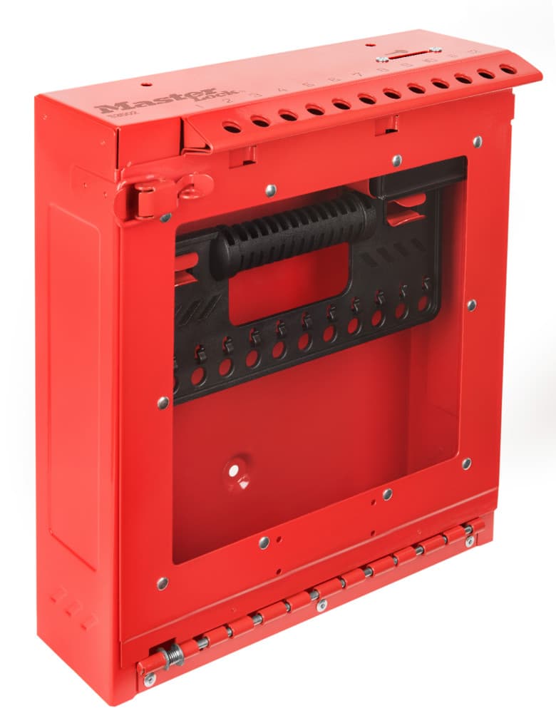 Master Lock Box Group Lockout Wall Mount 430 Stainless Steel