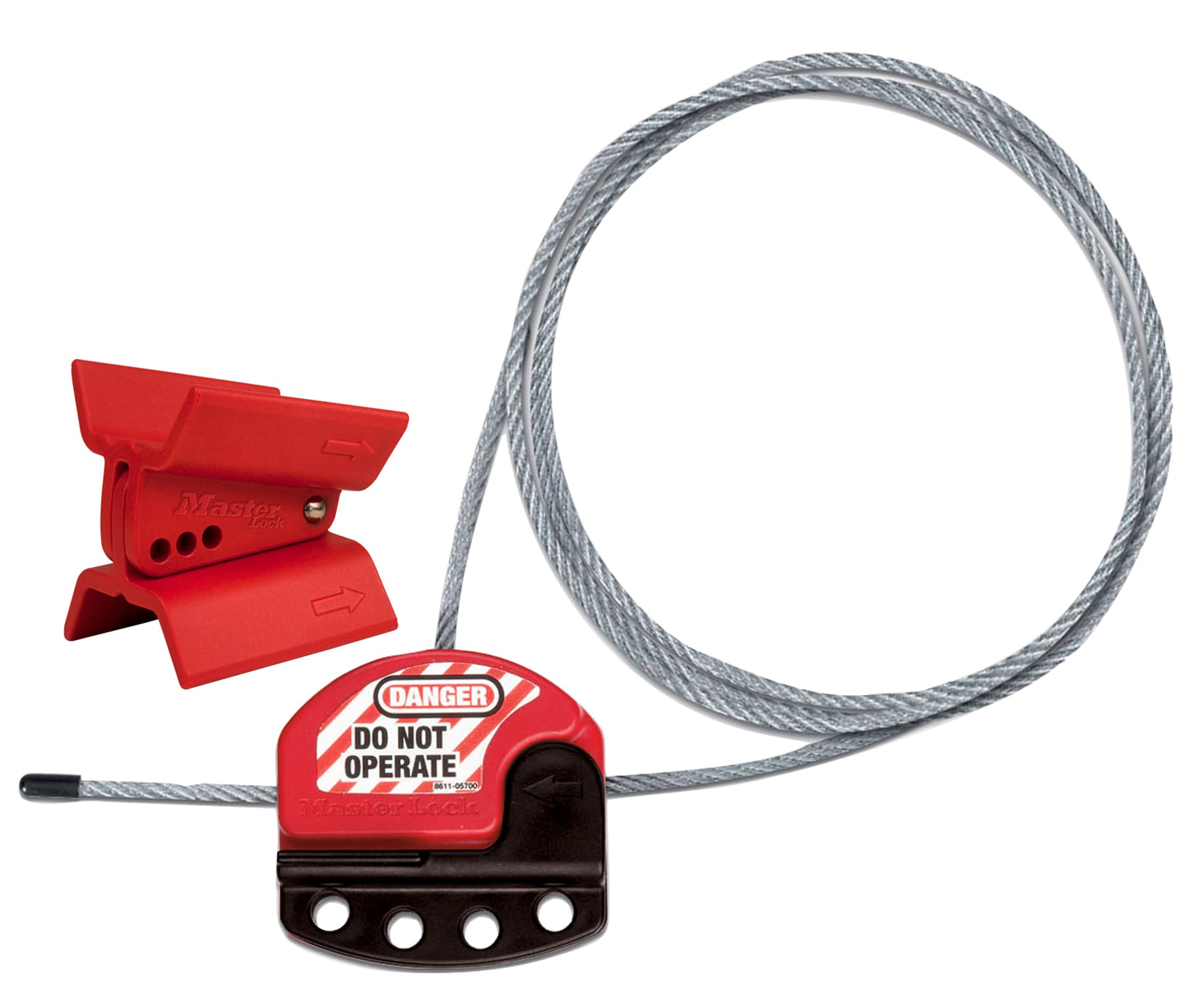 Master Lock Valve Butterfly Lockout With 900Mm Cable