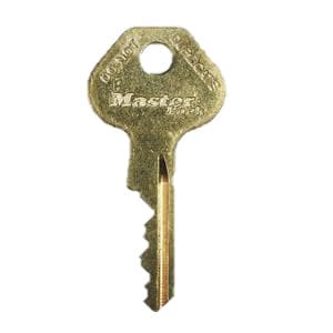 Master Lock 401 Replacement Lock Cut Key Local KA  KD Only