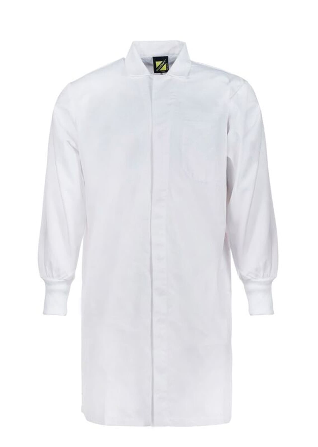 Workcraft Food Industry Dustcoat With Internal Pockets (White)