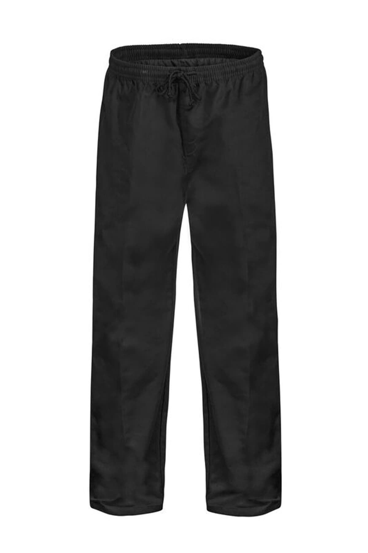 Workcraft Unisex Food Industry Elastic Drawstring Pant (Black)