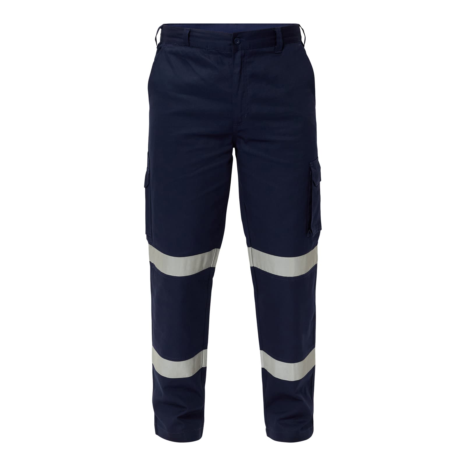 Workcraft Reflective Mid-Wight Cargo Cotton Drill Trouser (Navy)