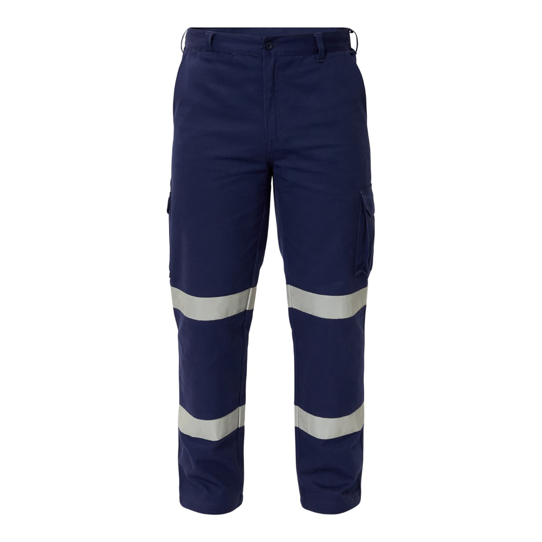 Workcraft Reflective Cargo Cotton Drill Trouser (Navy)