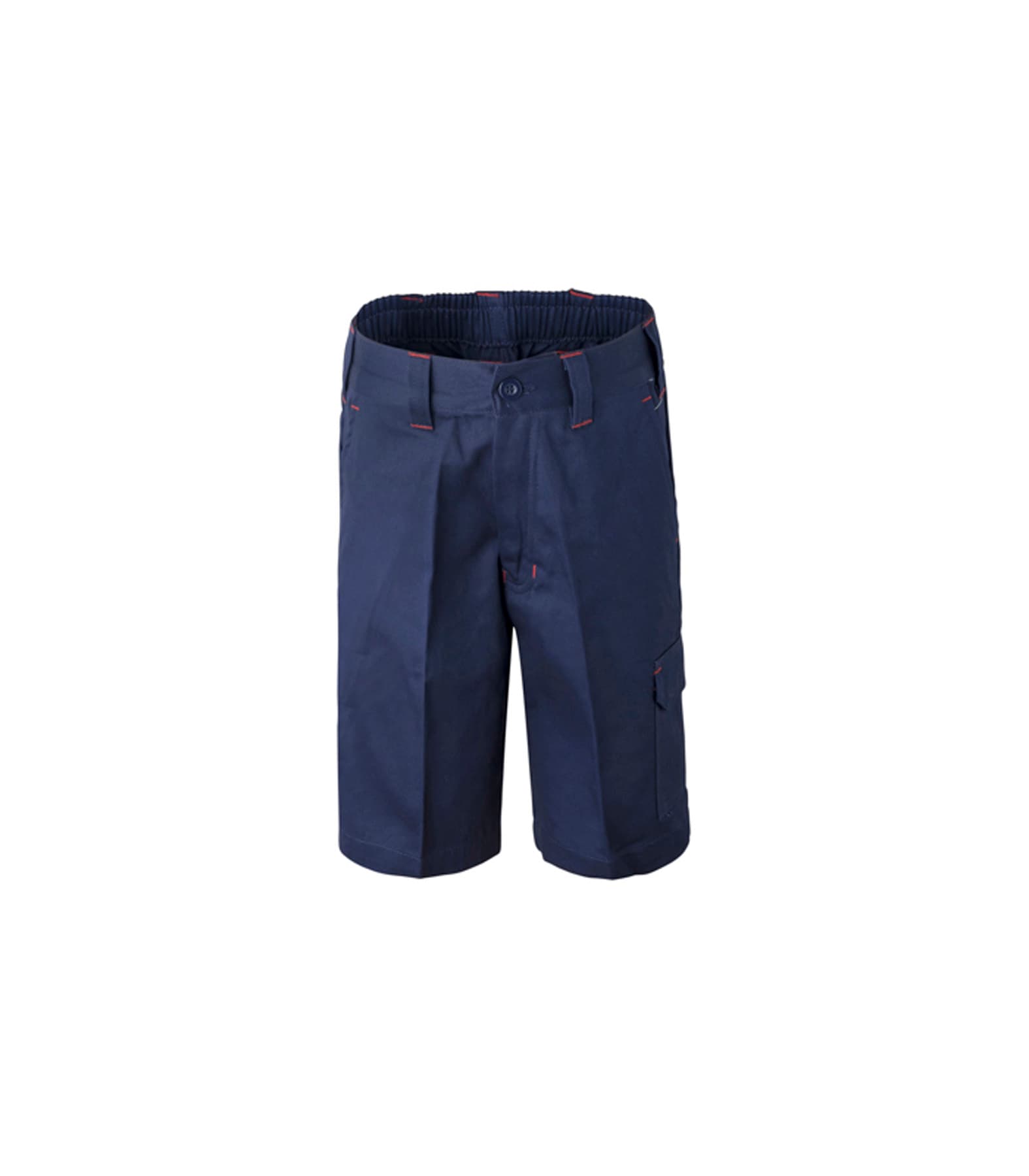Workcraft Kids Midweight Cargo Cotton Drill Shorts (Navy)