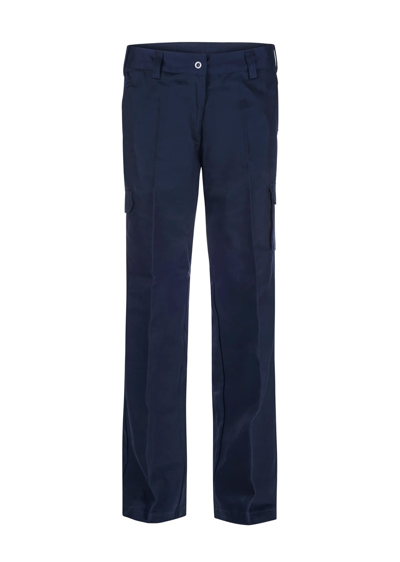 Workcraft Ladies Mid Weight Cargo Cotton Drill Trouser (Navy)