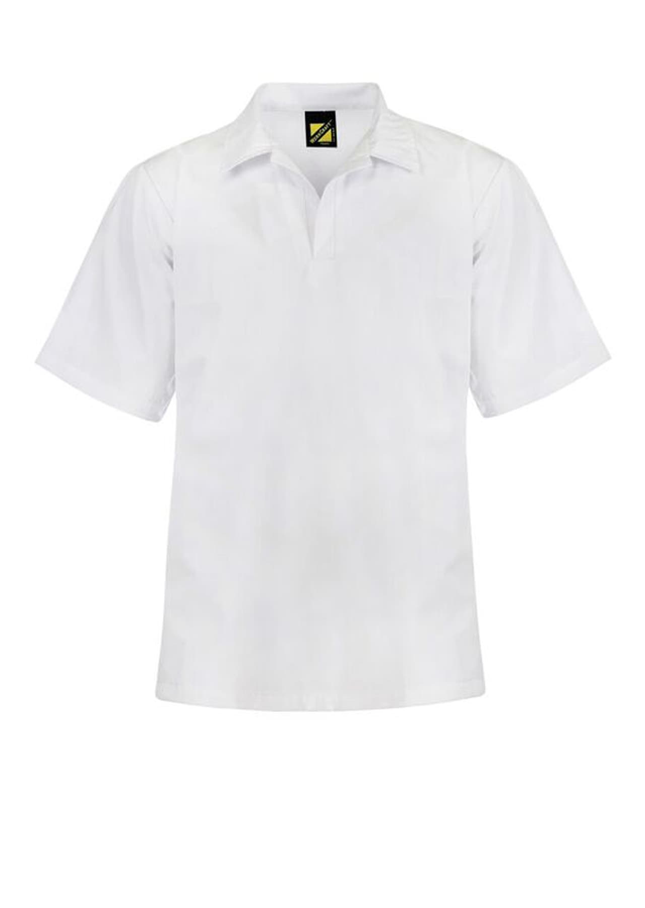Workcraft Short Sleeve Food Industry Jacshirt (White)