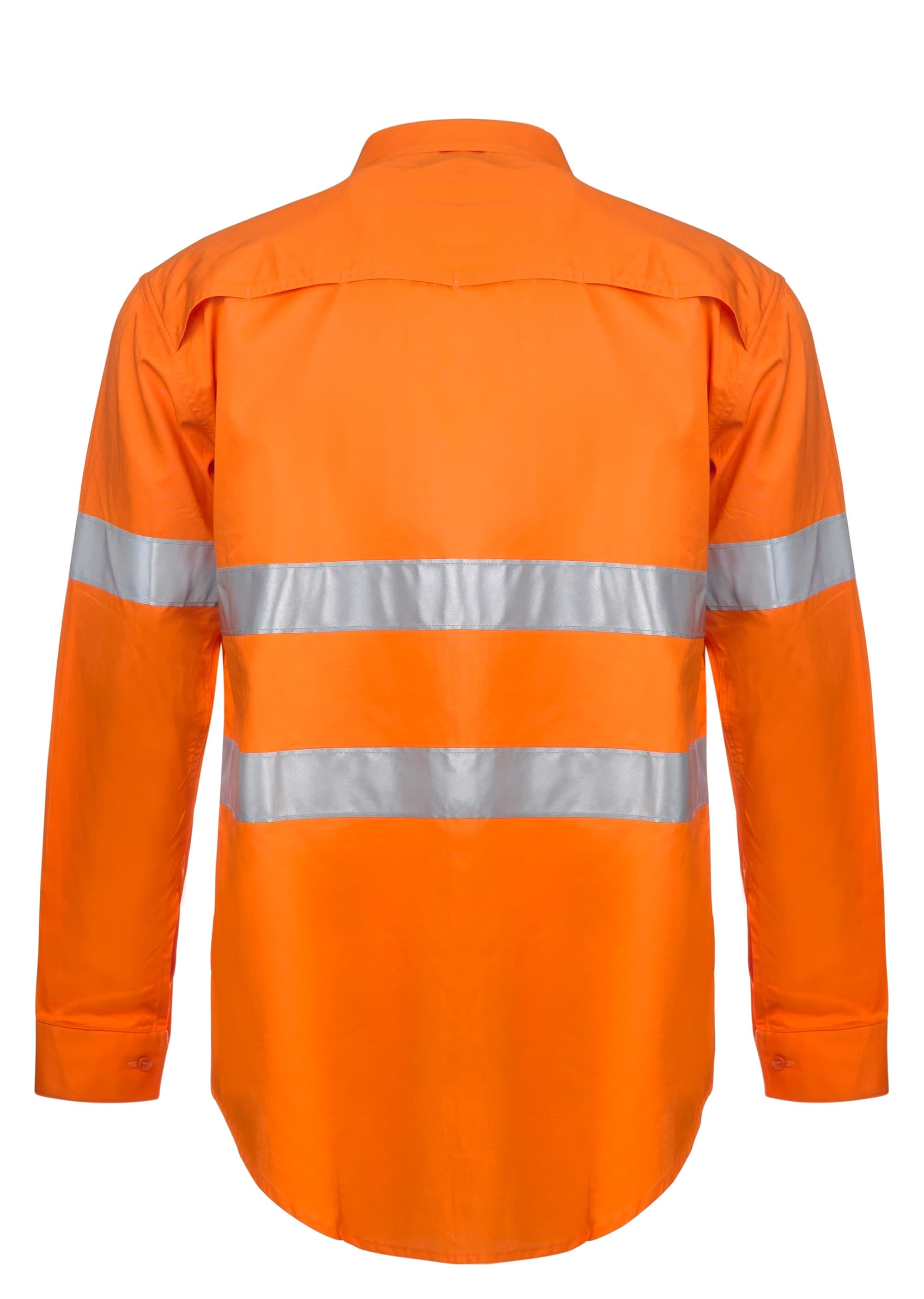 Workcraft Ladies Light Weight Hi Vis Shirt With Csr Tape (Orange)
