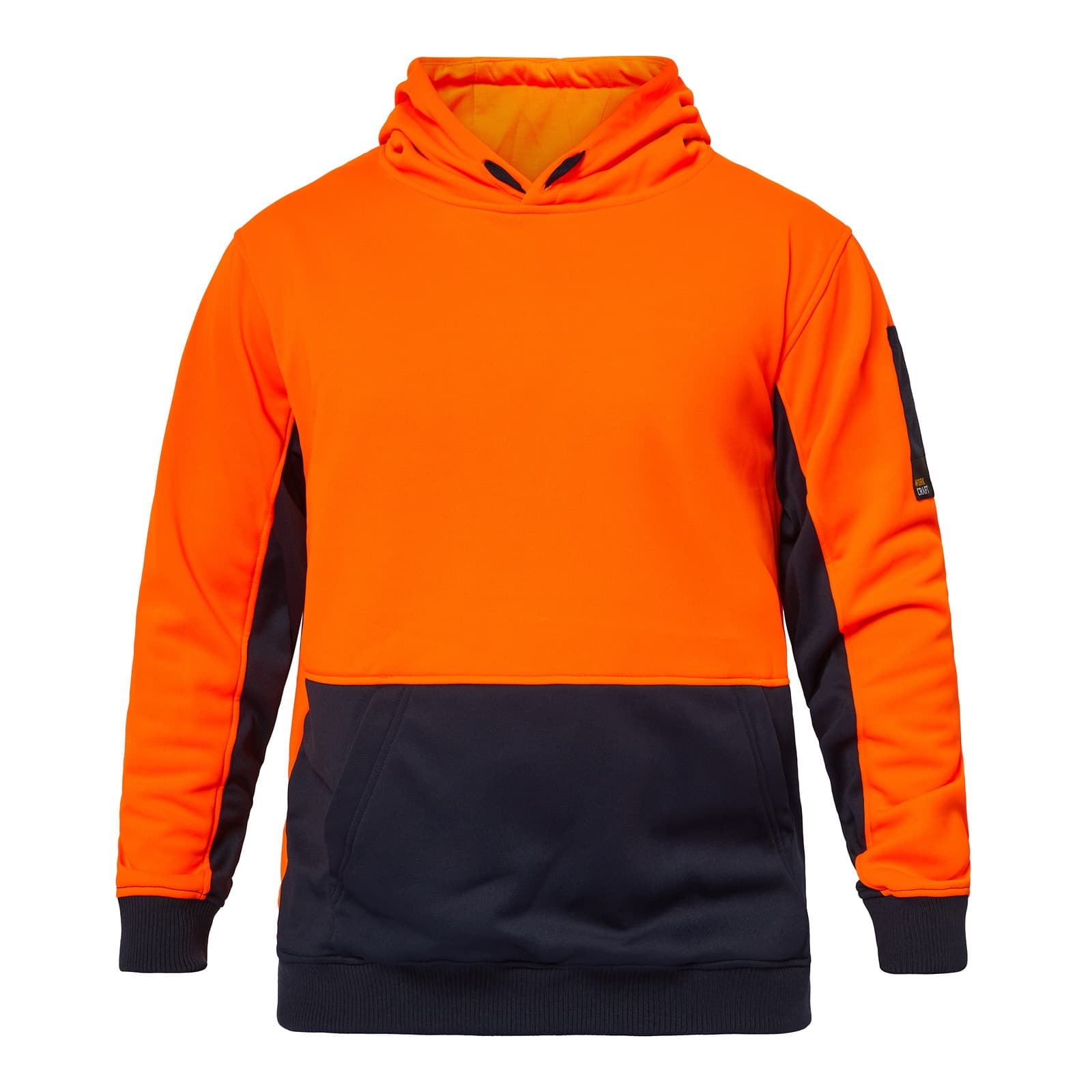 Workcraft Hi Vis Hoodie (Navy/Orange)