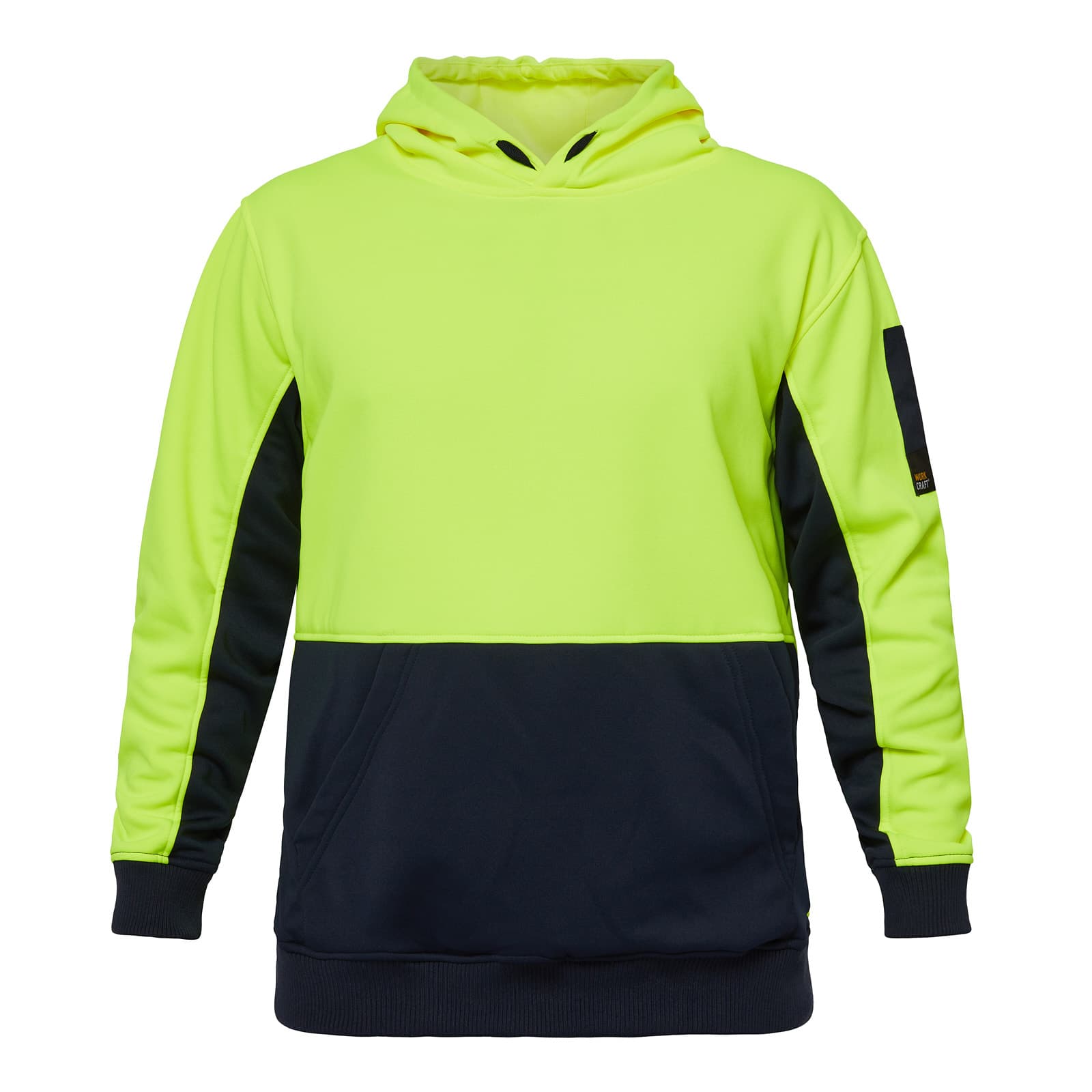 Workcraft Hi Vis Hoodie (Navy/Yellow)