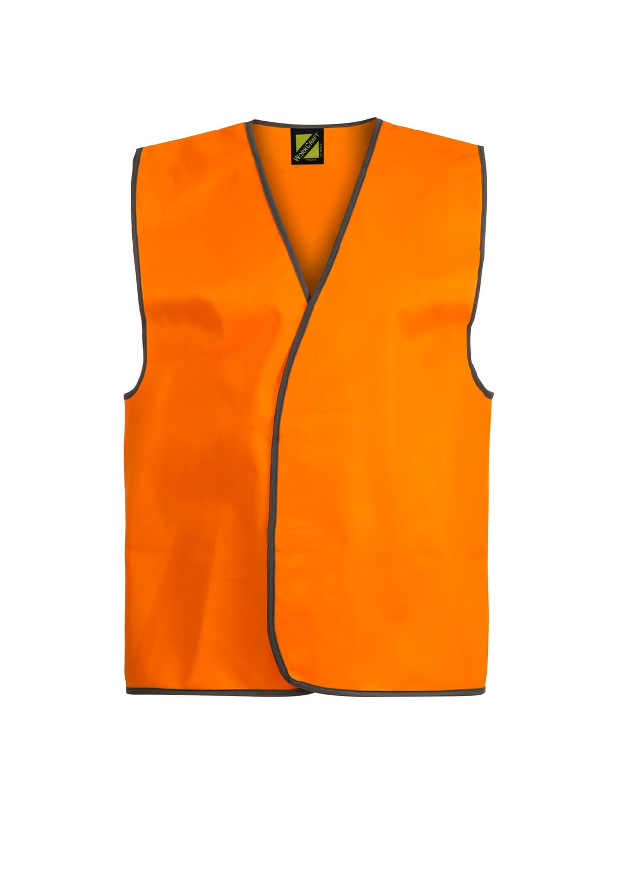 Workcraft Unisex Hi Vis Safety Vest (Orange)
