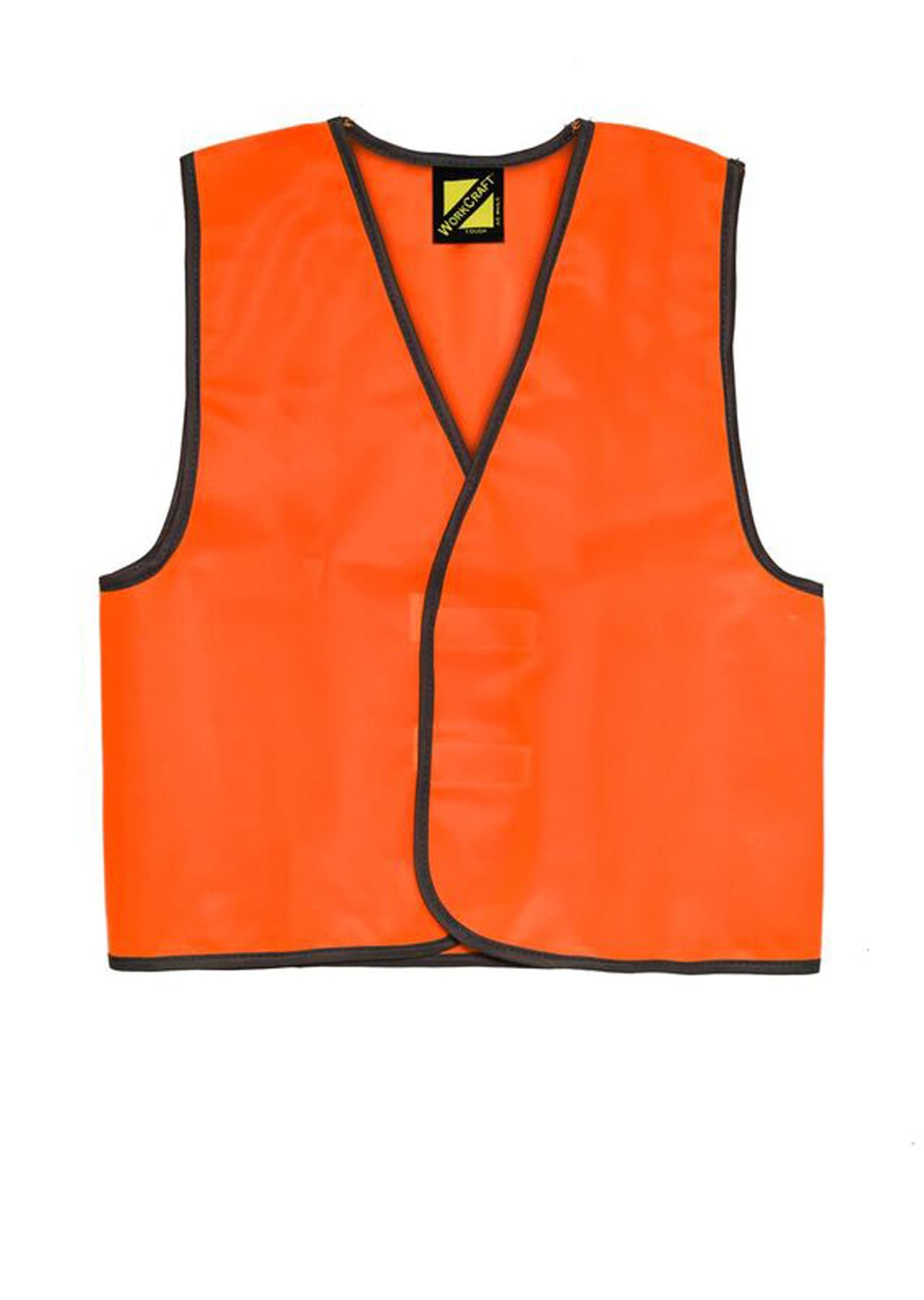 Workcraft Kids Hi Vis Safety Vest (Orange)