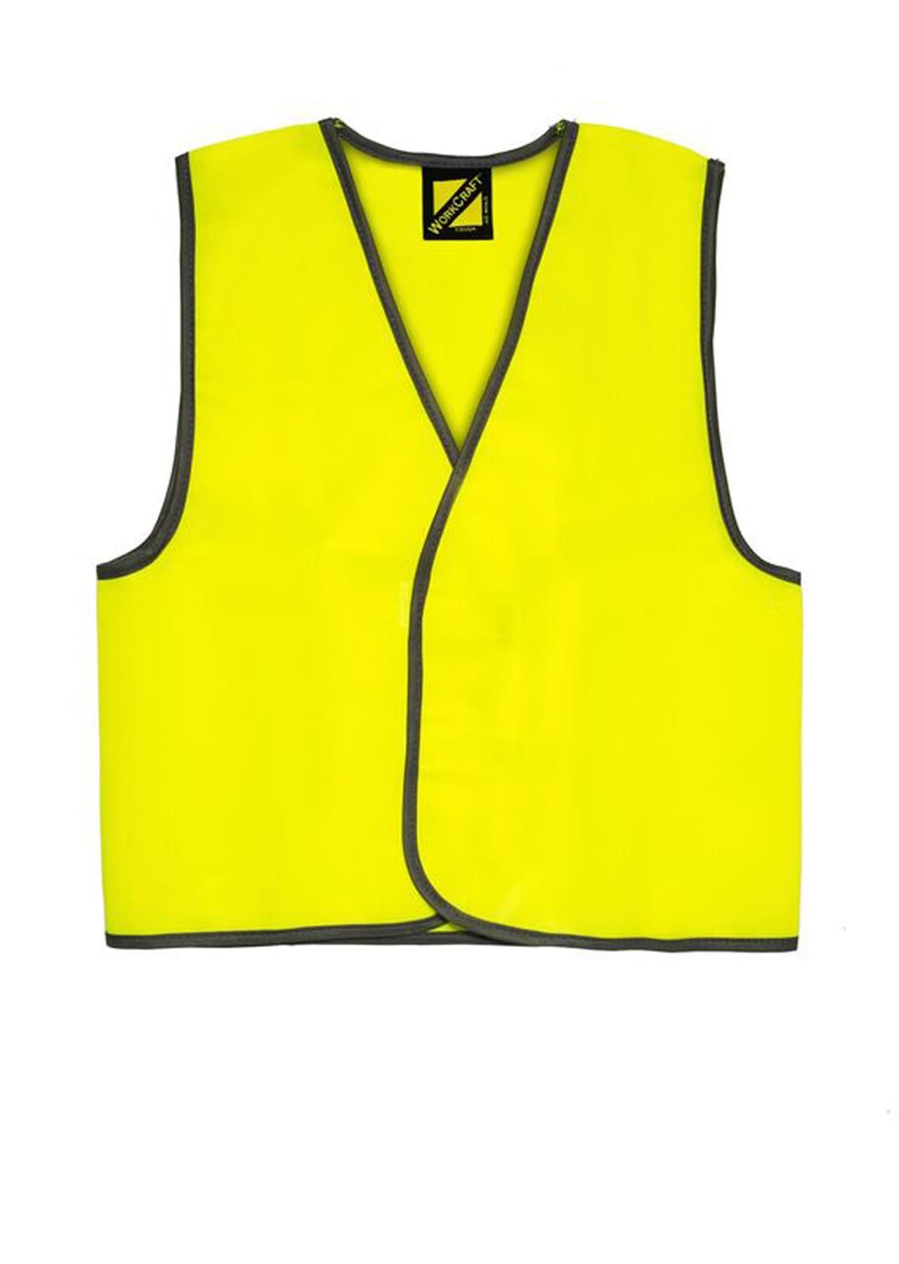 Workcraft Kids Hi Vis Safety Vest (Yellow)