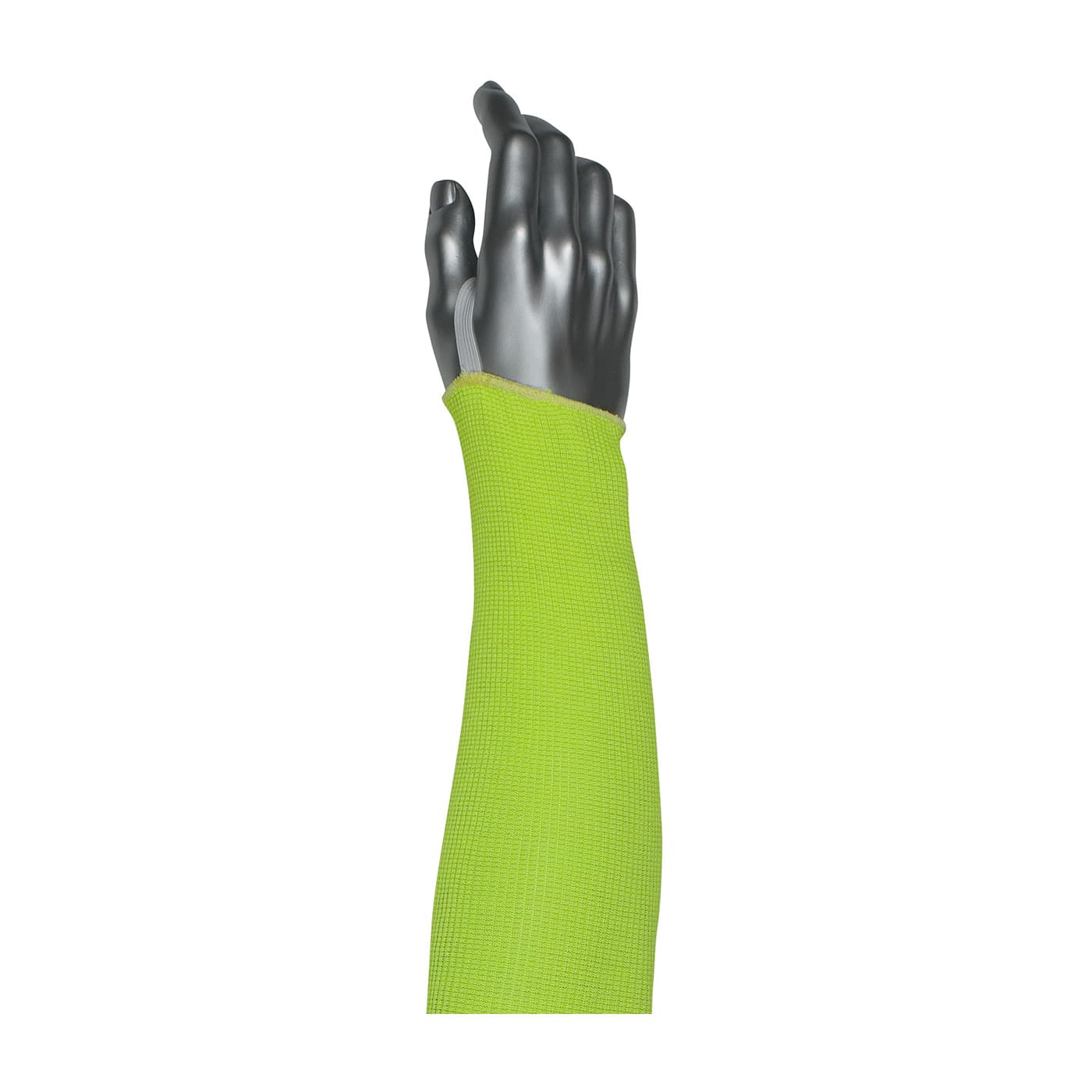 Single-Ply ACP / DuPont Kevlar Blended Sleeve with Smart-Fit and Elastic Thumb, Neon Yellow (10-21HACPNY-ET) - 18