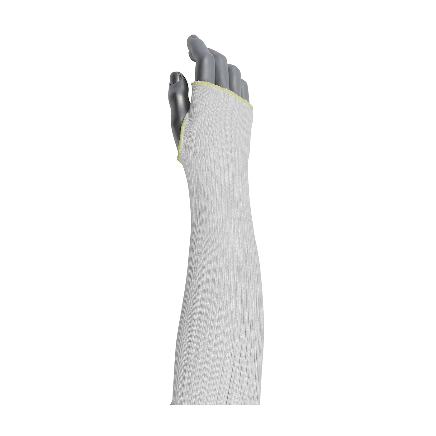 Single-Ply Pritex‚Ñ¢ Blended Sleeve with Antimicrobial Fibers, Smart-Fit¬Æ and Thumb Hole, White (15-21PRIWPSTH) - 18