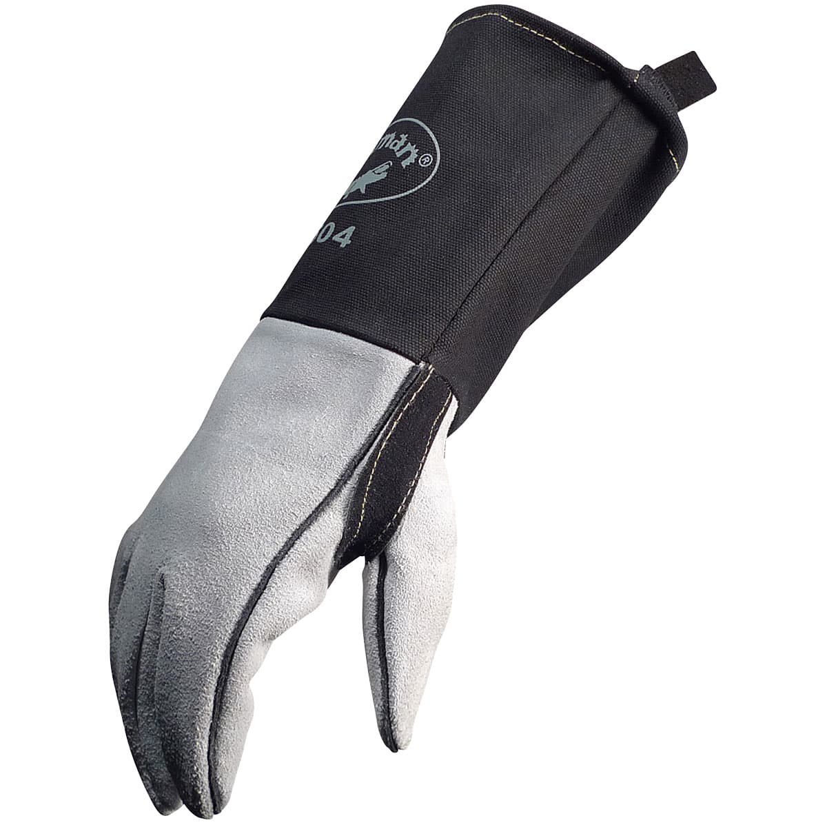 Premium Split Cowhide MIG/Stick Welder's Glove with FR Cotton Cuff, Gray (1504) - L_3