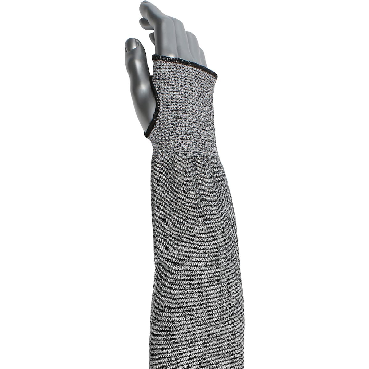 ATA/ HPPE Blended Sleeve with Thumb Hole, Gray (20-S10ATA/PE9-T) - 18