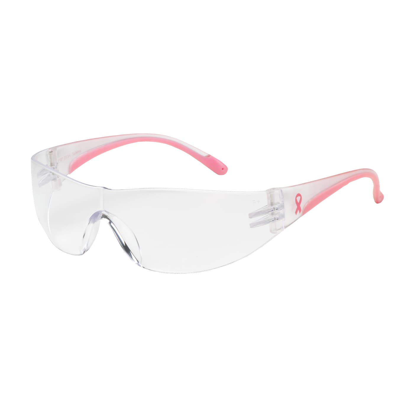 Eva, Clr As Lens, Clr/Pink Tmpls, Rubber Tmpl End, Molded Bridge