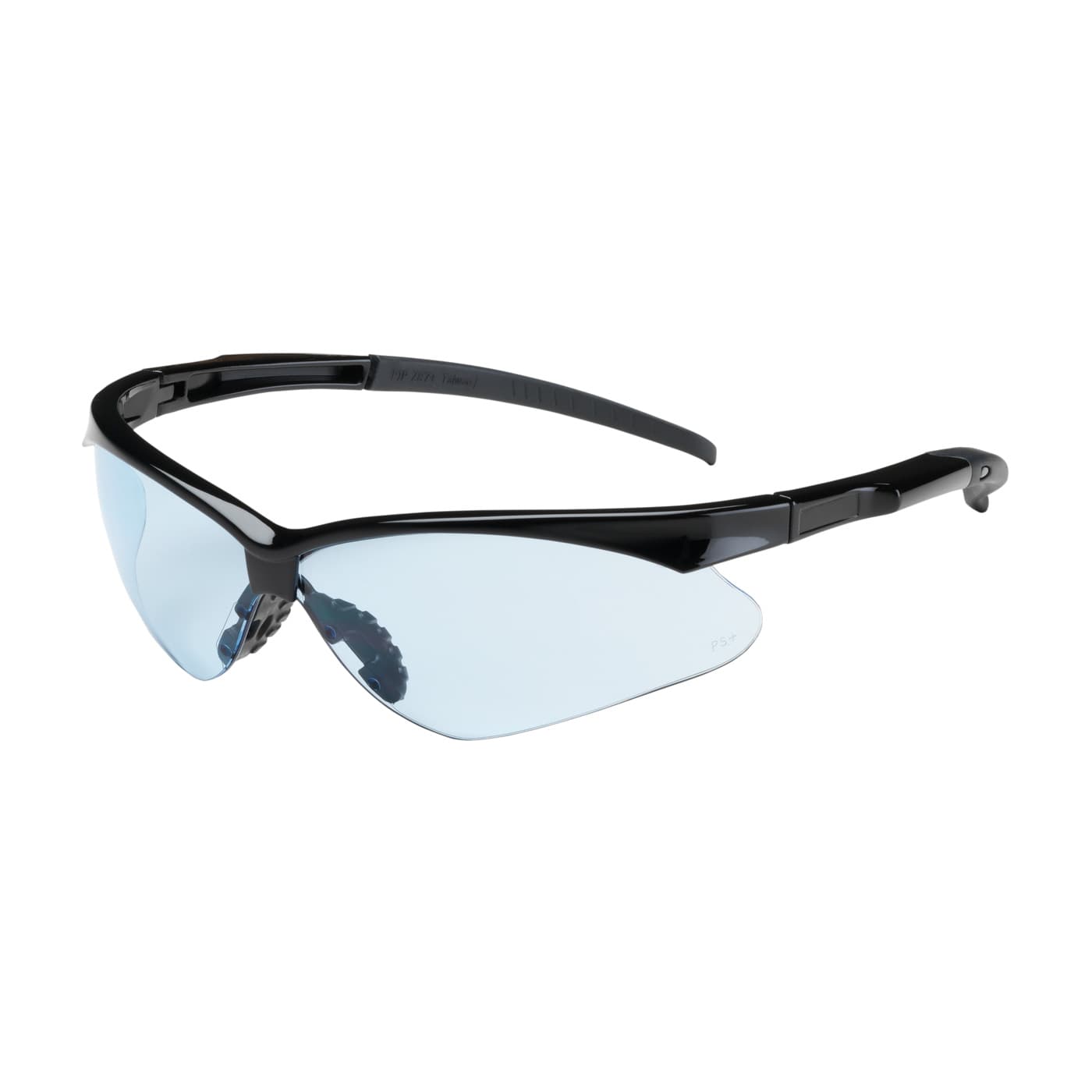 Adversary, Lt Bl As Lens, Gloss Blk Frm, Rubber Tmpls & Bridge