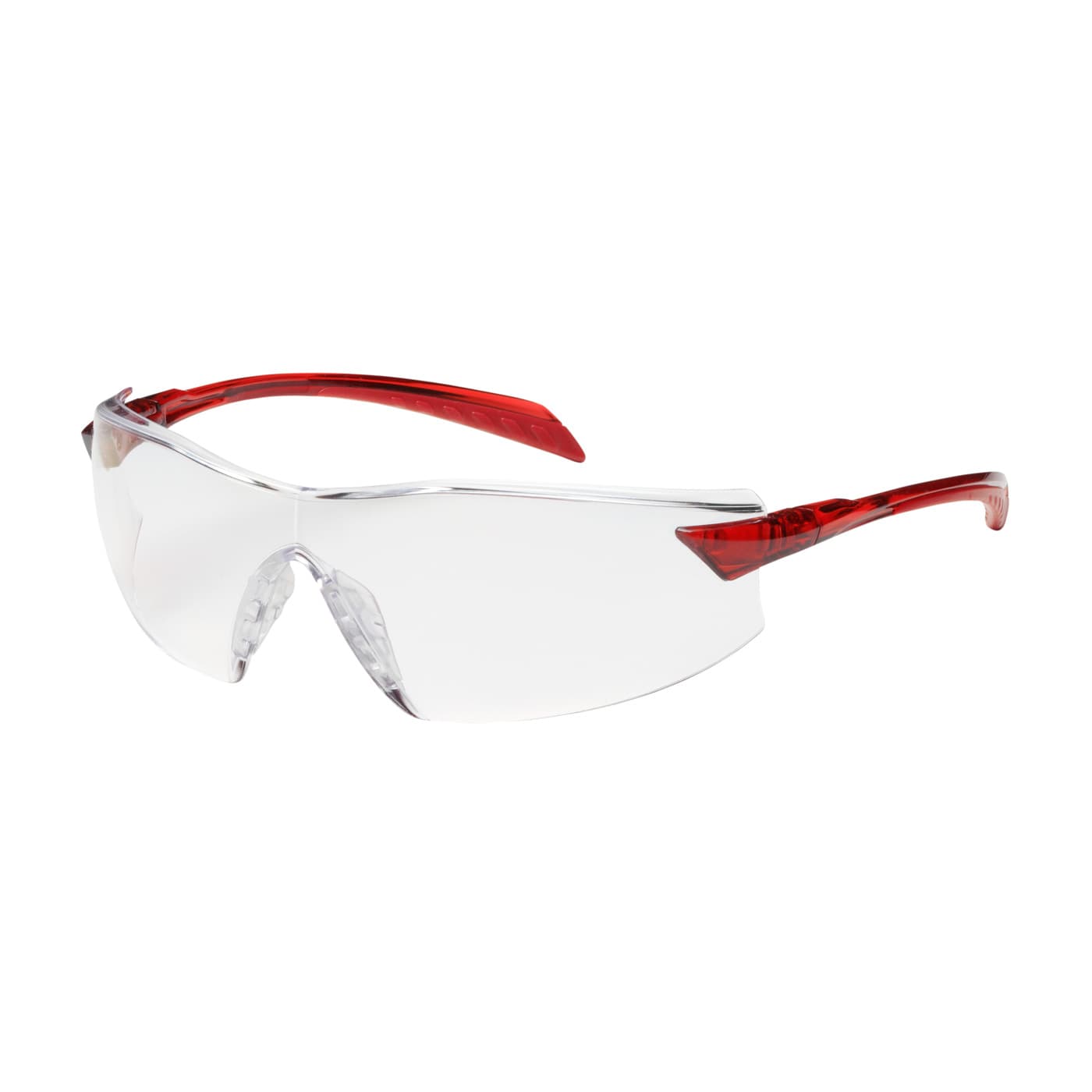 Radar, Clr Lens, As/Af, Red Bayonet Temples, Rubber Pads, Csa
