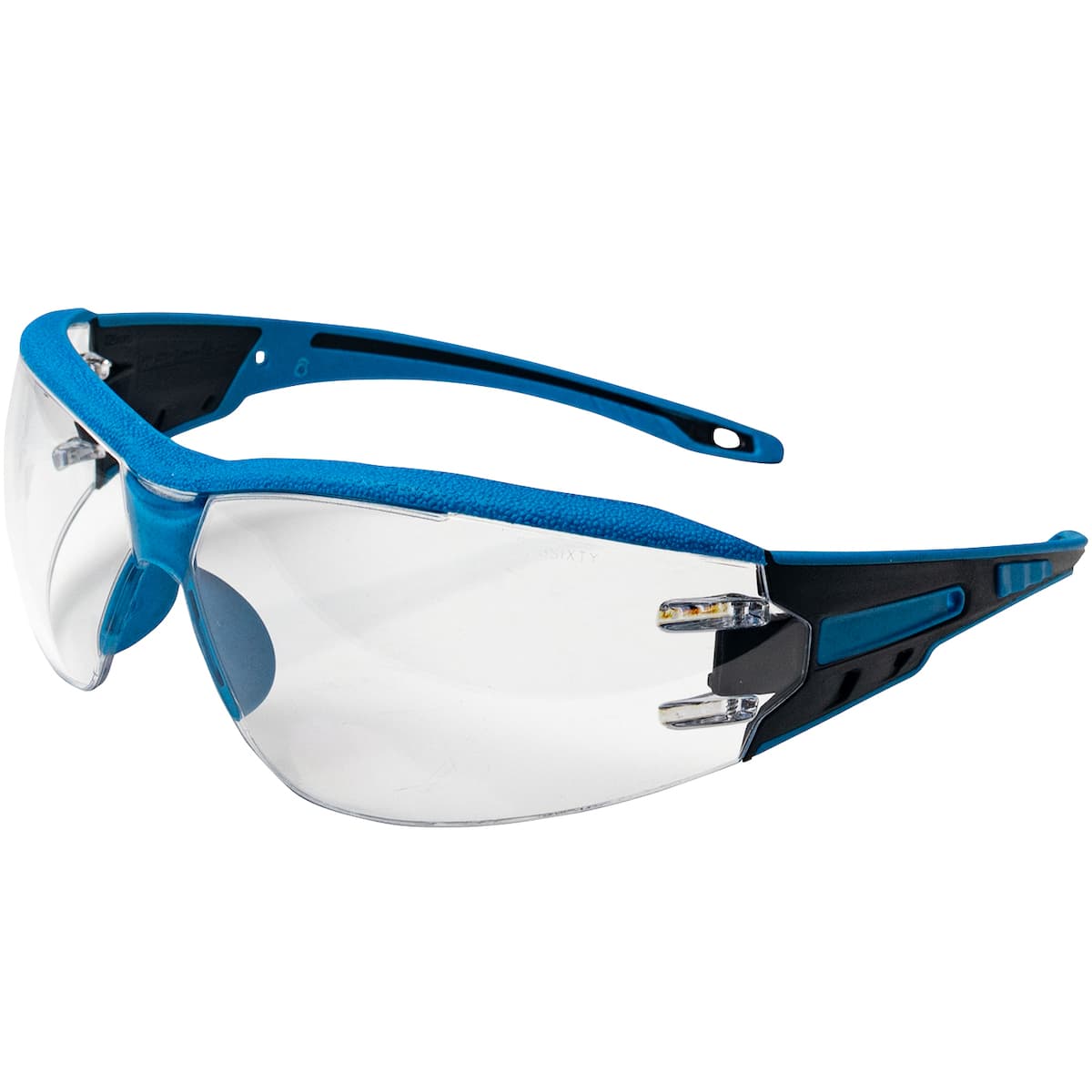 Full Metal Detectable Frame, Clear Lens, Fogless 360 Coating
