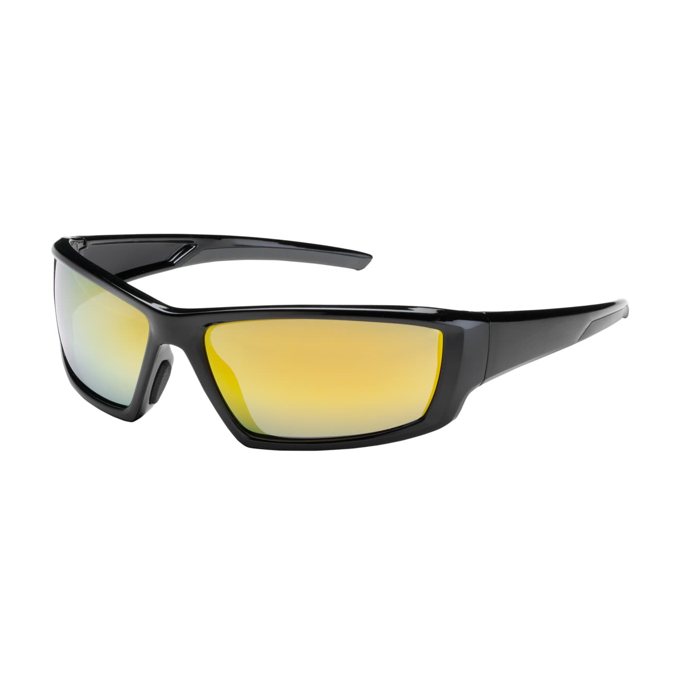 Sunburst, Gld Mir Plus, As/Ar, Blk Frm, Rubber Pads & Temple Tips
