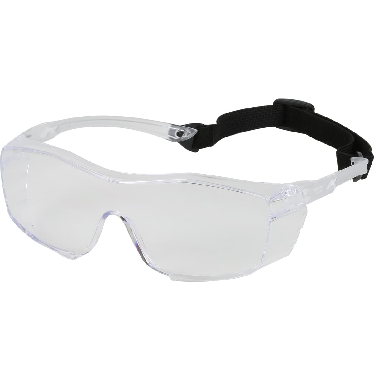 OTG Safety Glasses with Headband, Clear Lens and Fogless 3Sixty Coating, Clear (250-96-0520) - OS