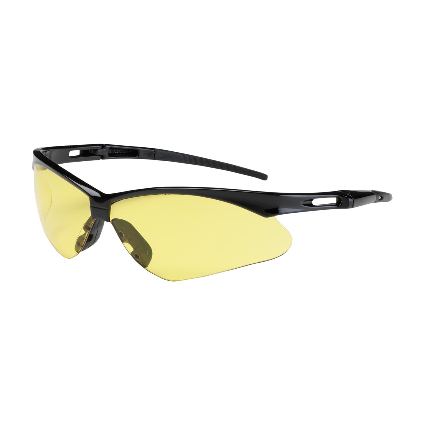 Anser, Amber Lens, As, Blk Frm, Rubber Tmpl Tips, Incl Neck Cord