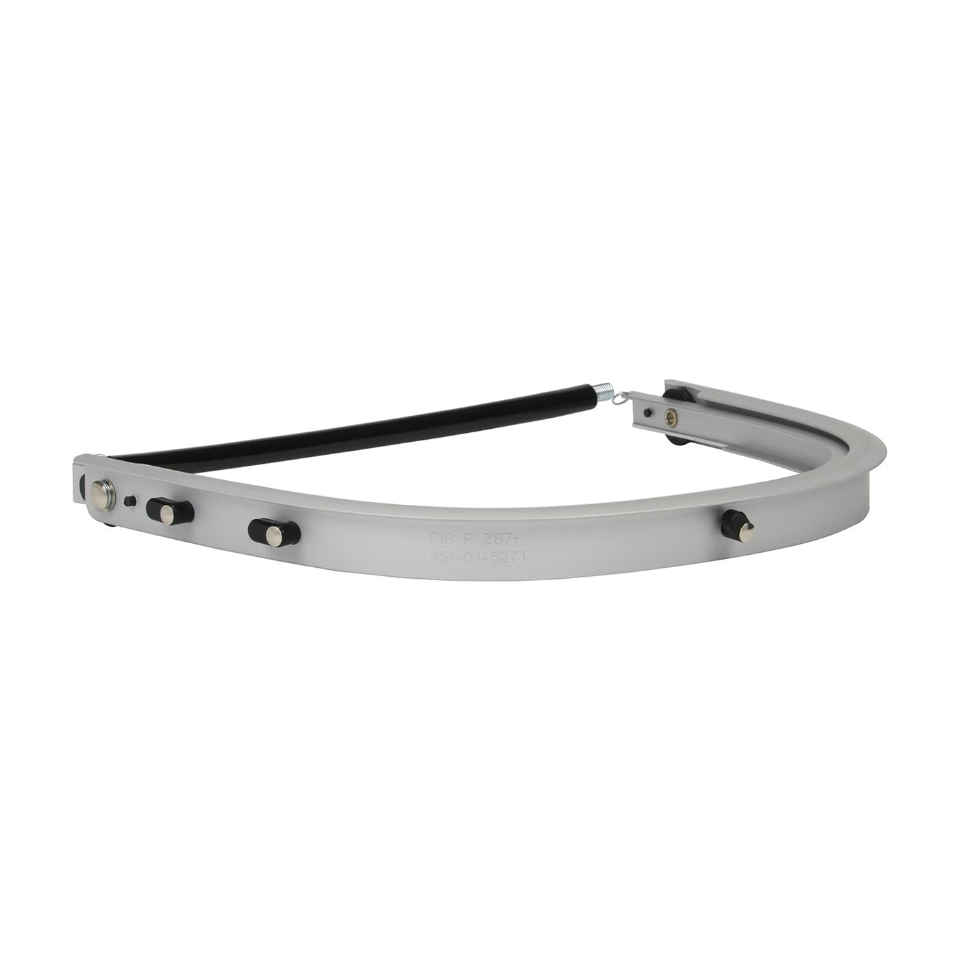 Aluminum Face Shield Bracket for Cap Style Hard Hats, Silver (251-01-5271) - OS_1