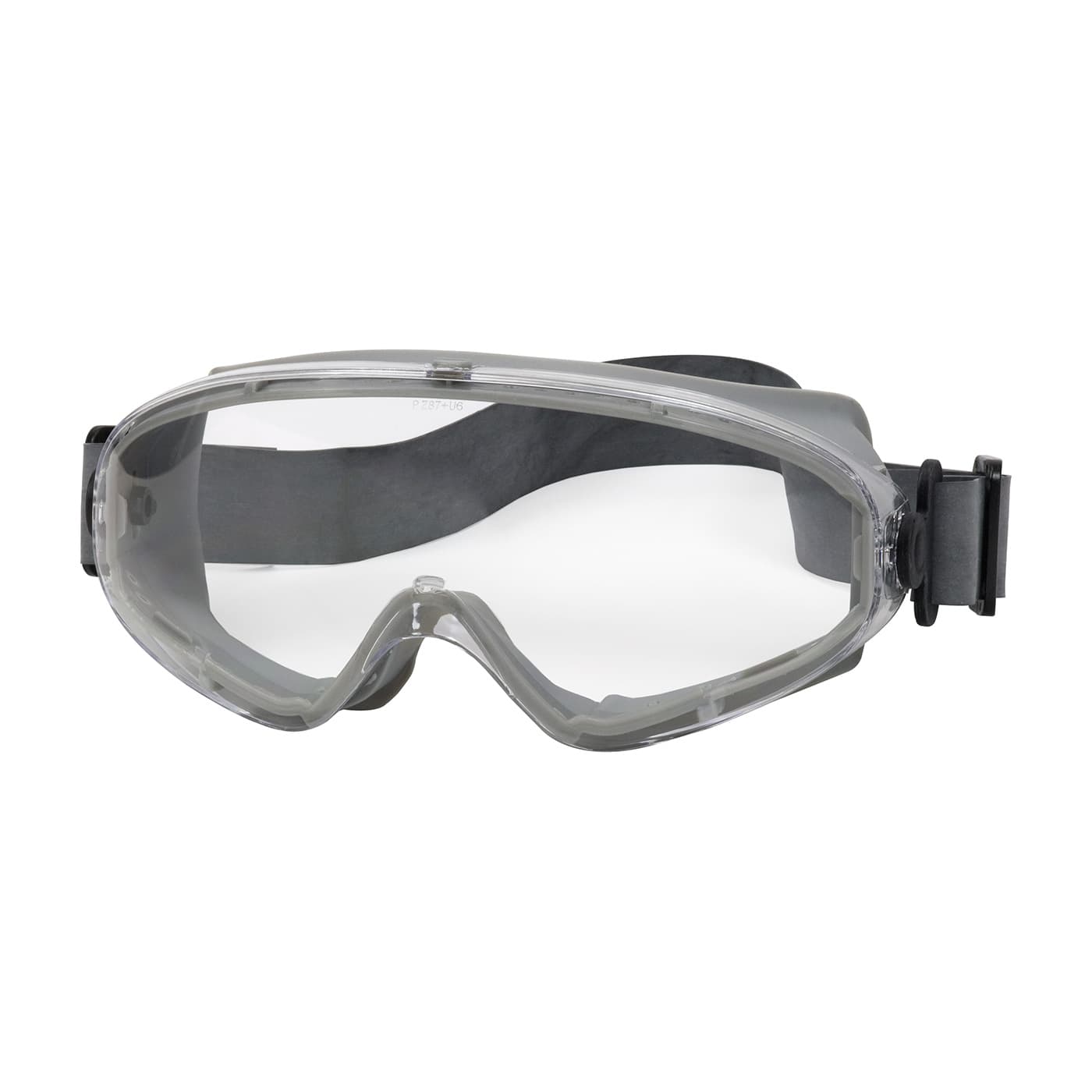 Indirect Vent Goggle with Light Gray Body, Clear Lens and Anti-Scratch / Anti-Fog Coating - Neoprene Strap, Gray (251-80-0020-RHB) - OS