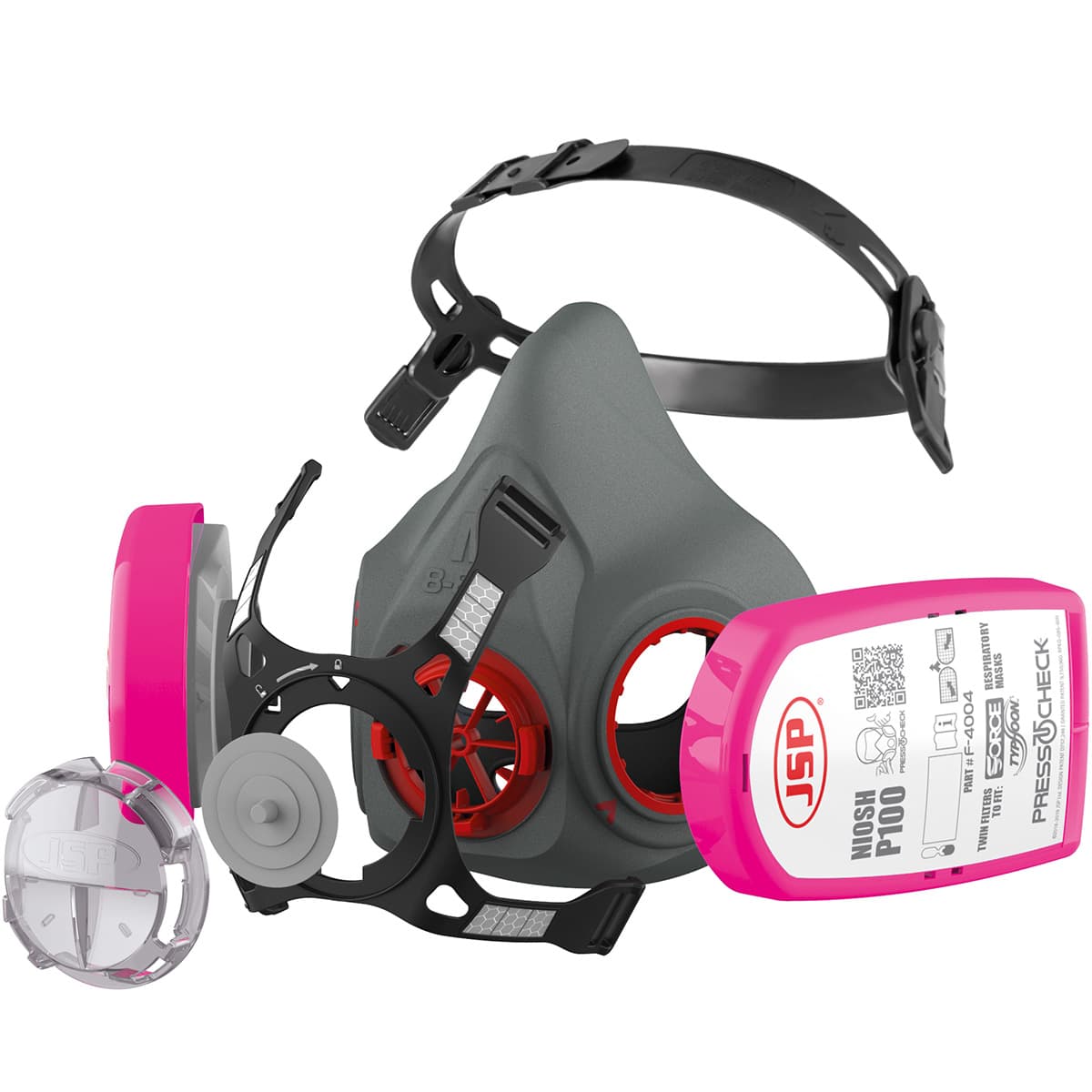 Half-Mask Respirator - Large, Gray (272-RPRF8830) - L_2