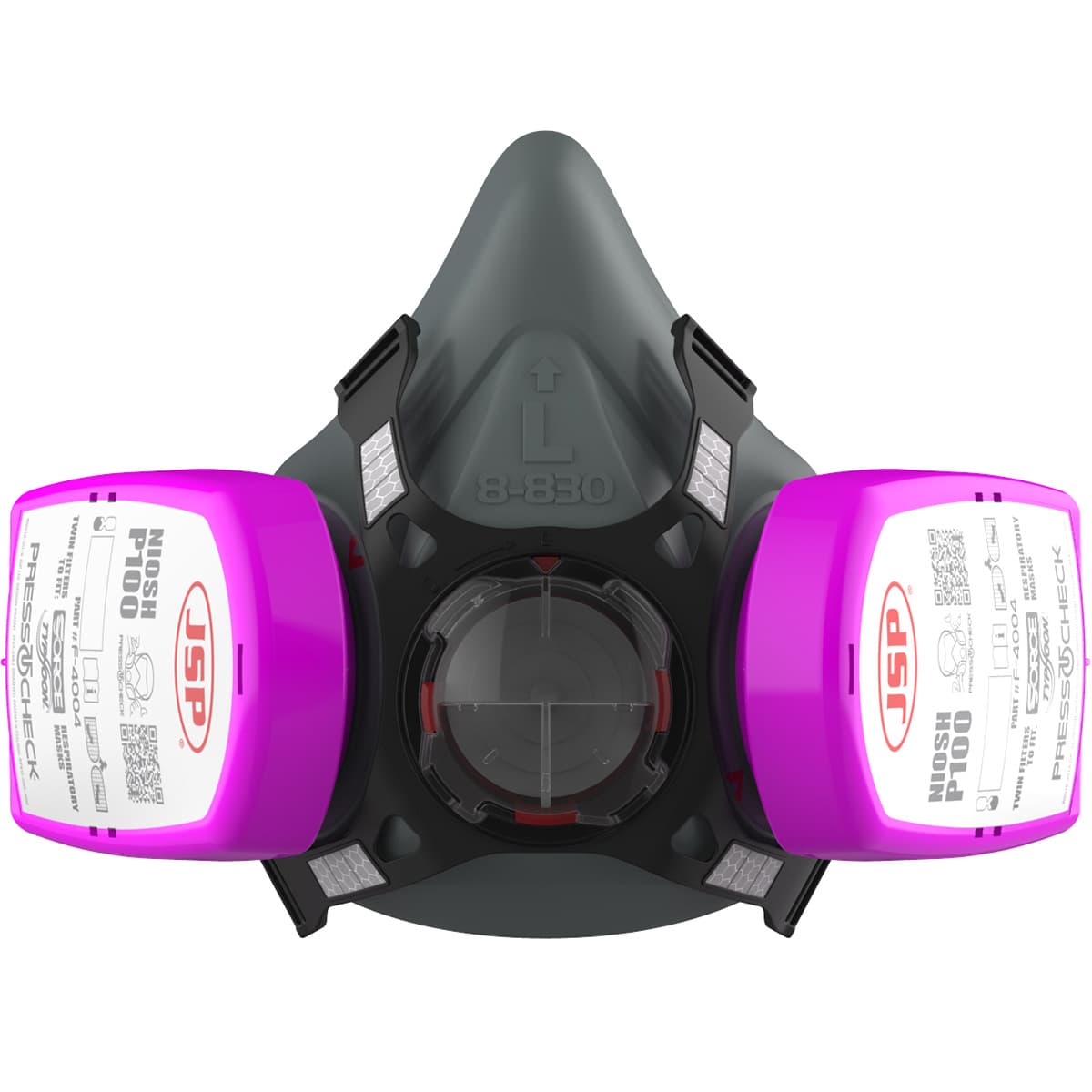 Half-Mask Respirator - Large, Gray (272-RPRF8830) - L_3