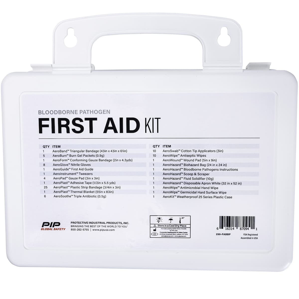 First Aid And Bloodborne Pathogens Kit