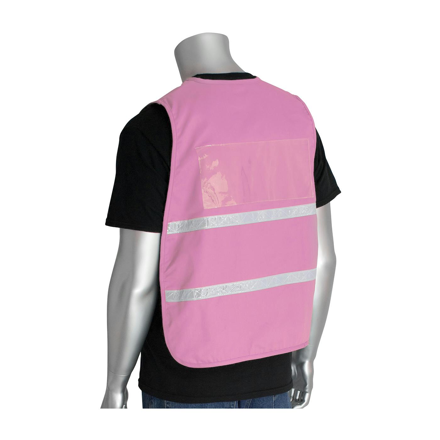 Non-ANSI Incident Command Vest - 100% Polyester, Pink (300-1516)
