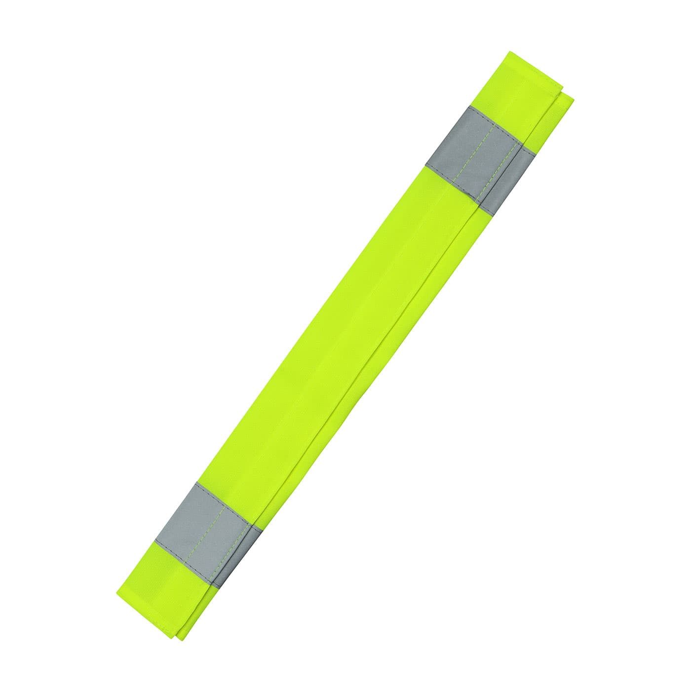 Hi-Vis Seatbelt Cover, Ly, 2" Tape Reflective, H&L Closure, One Size Size