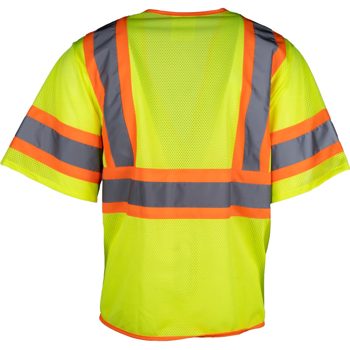 Type R Class 3 Mesh Vest, Two-Tone Tape, Mic Tabs, Zipper