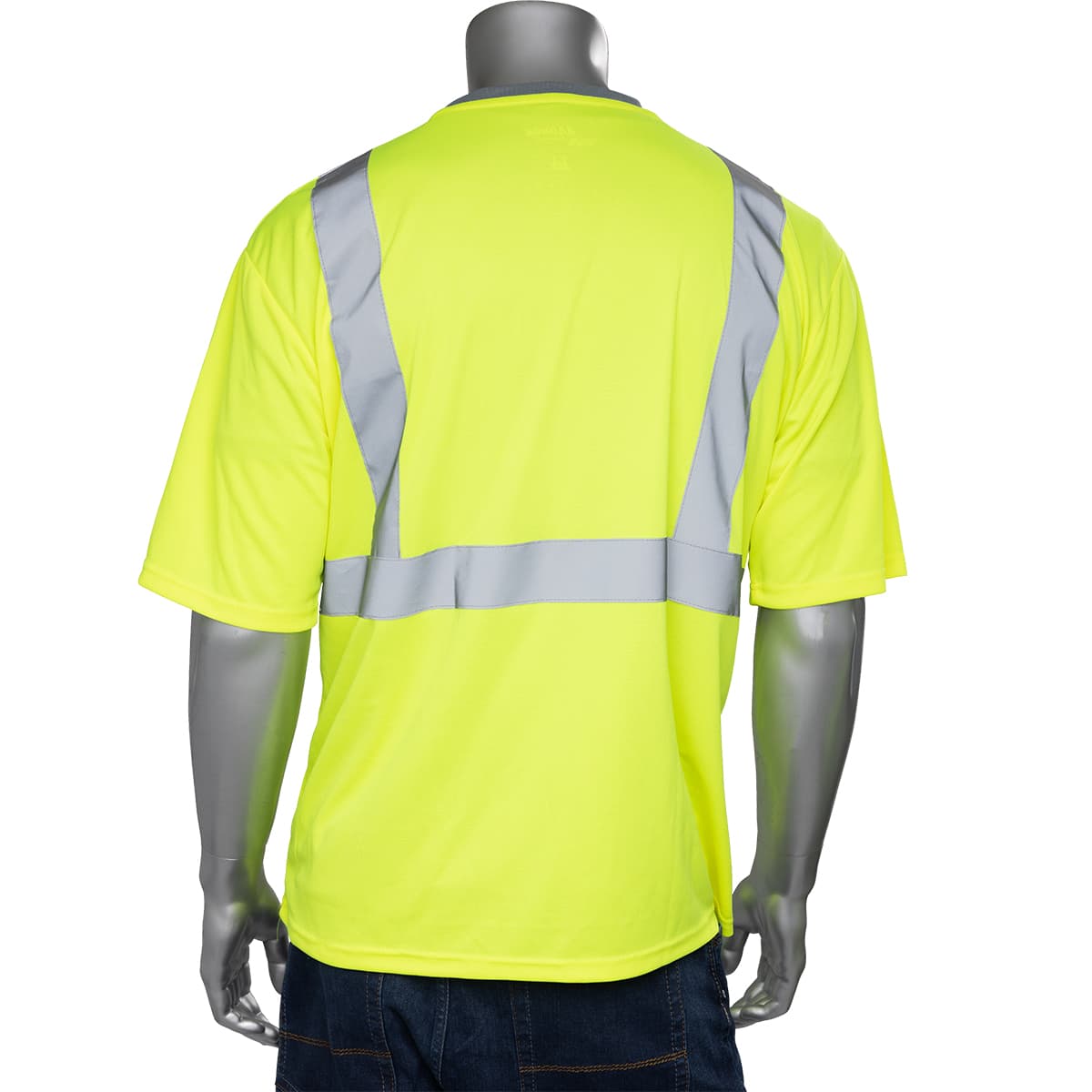 Class 2 Short Sleeve T-Shirt, Crew Neck, Chest Pocket, Or
