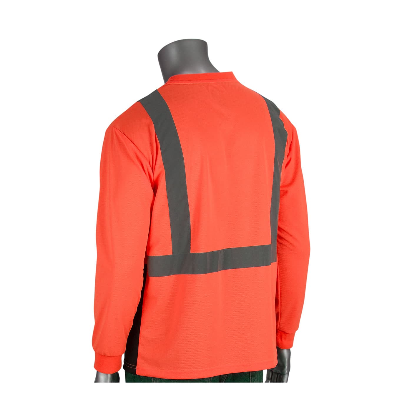 Class 2 Long Sleeve T-Shirt, Black Bottom, Uv Block, Ly & Or