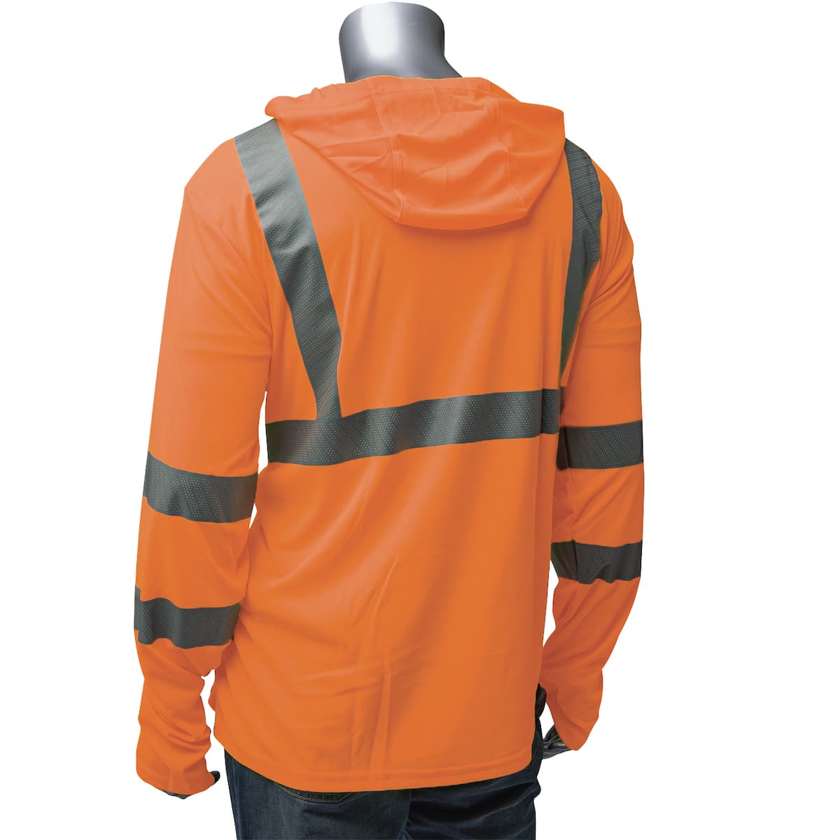 3Pc. Attached Hood, Class 3 Long Sleeve, Anti-Microbial, Upf 50