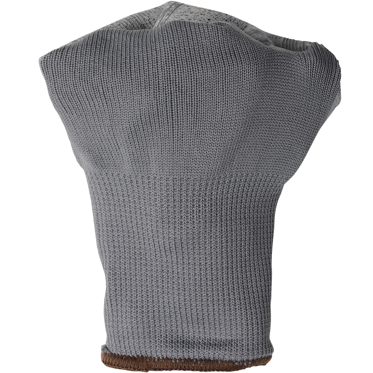 Gray Polyester 13G Shell, Gray Pu Coated Smooth Grip, Sock Fold