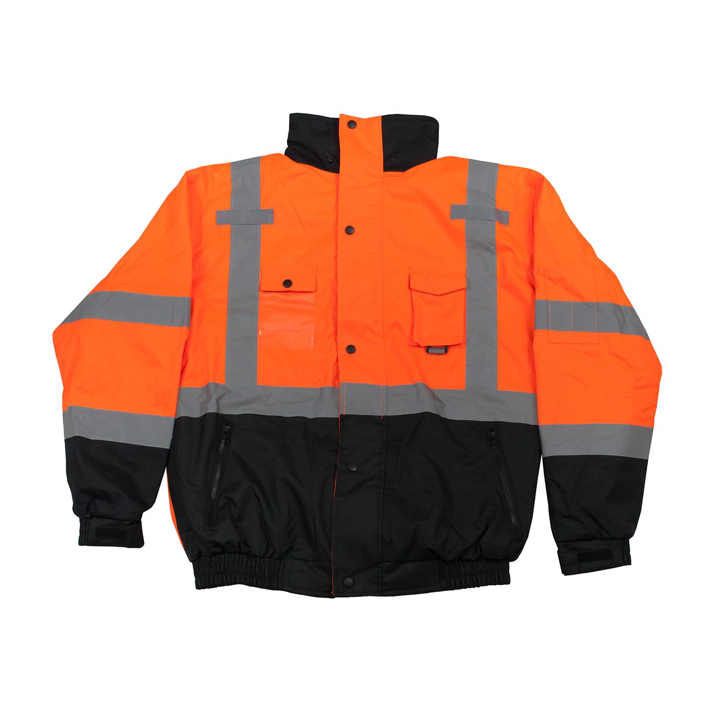 Class 3 Rip Stop Black Trim Bomber Fleece Liner, Zipper, 2In. Tape, Or