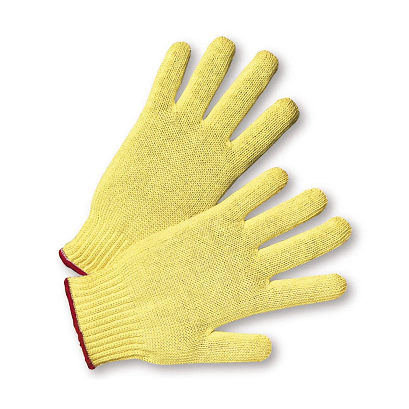 Seamless Knit DuPont Kevlar/Cotton Plated Glove - Ladies', Yellow (35KEL) - LADIES
