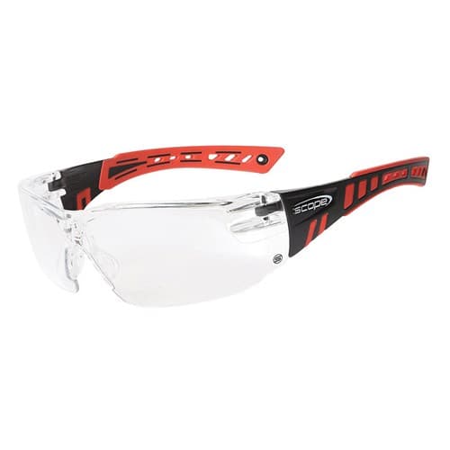 Scope Speed Red/Black Frame Titanium AF/AS Clear Lens