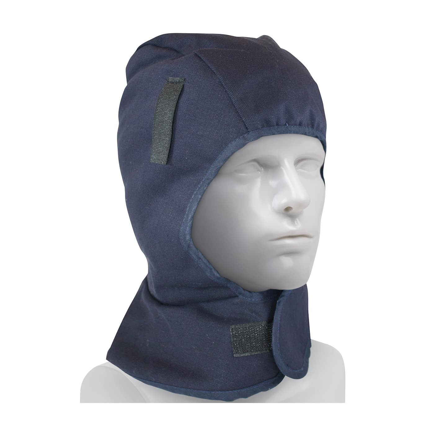 2-Layer Cotton Twill / Fleece Winter Liner with FR Treated Outer Shell - Shoulder Length, Navy (363-1SL2FB) - OS_1