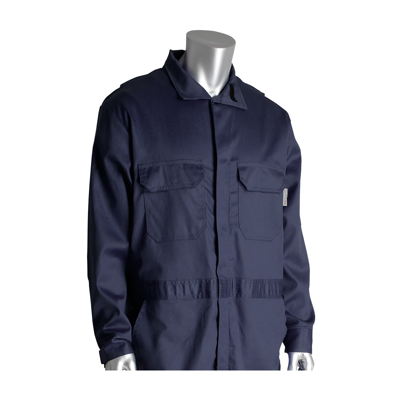 AR/FR Dual Certified Coverall with Zipper Closure - 9.2 Cal/cm2, Khaki (385-FRSC) - 4XL_1