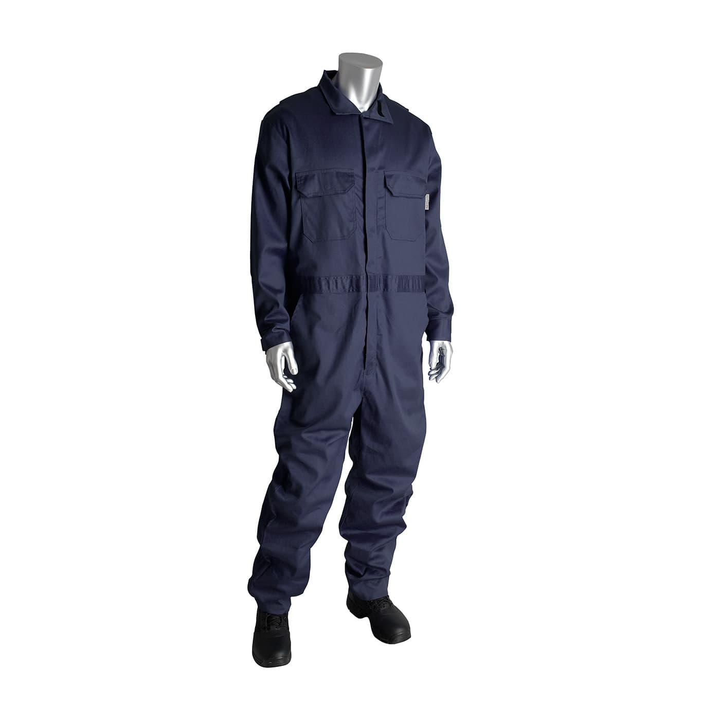 AR/FR Dual Certified Coverall with Zipper Closure - 9.2 Cal/cm2, Khaki (385-FRSC) - 4XL_2