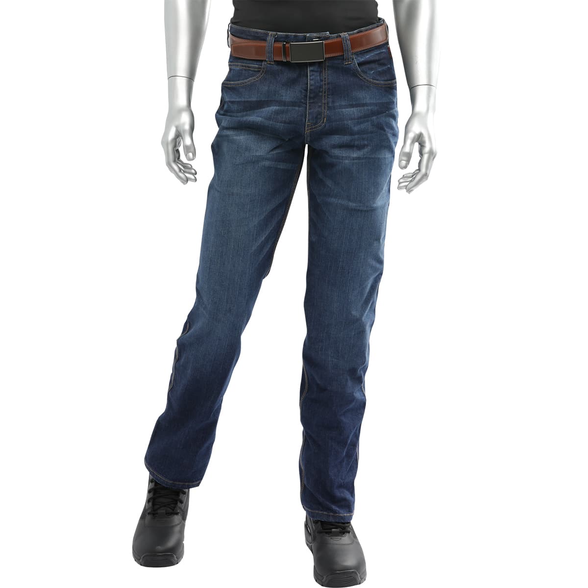 Fr Dual Cert Denim Jean, 13 Cal, Nfpa 70E & 2112 Ul Cert, Blue