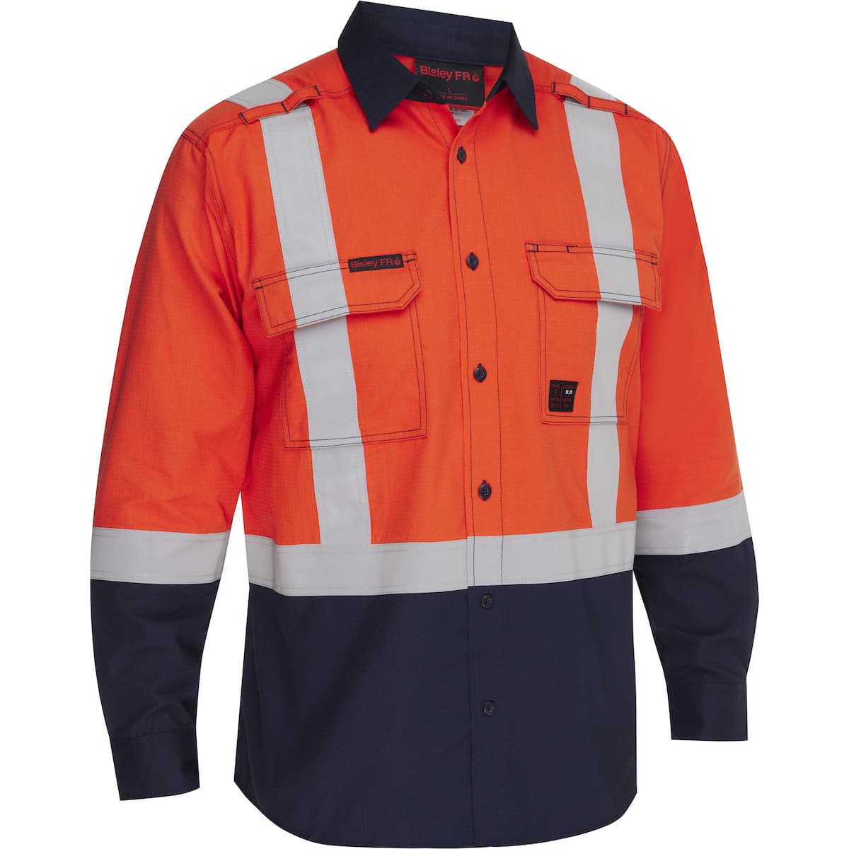 Ar/Men'S Fr Ripstop Two Tone Reflective H Taped Shirt