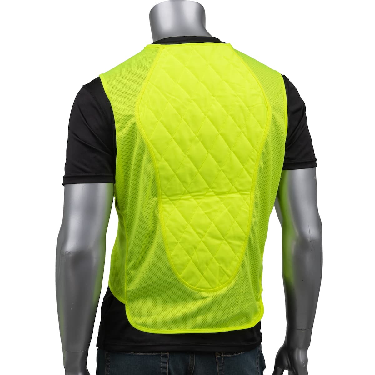 Evaporative Cooling Vest Contoured With Zipper