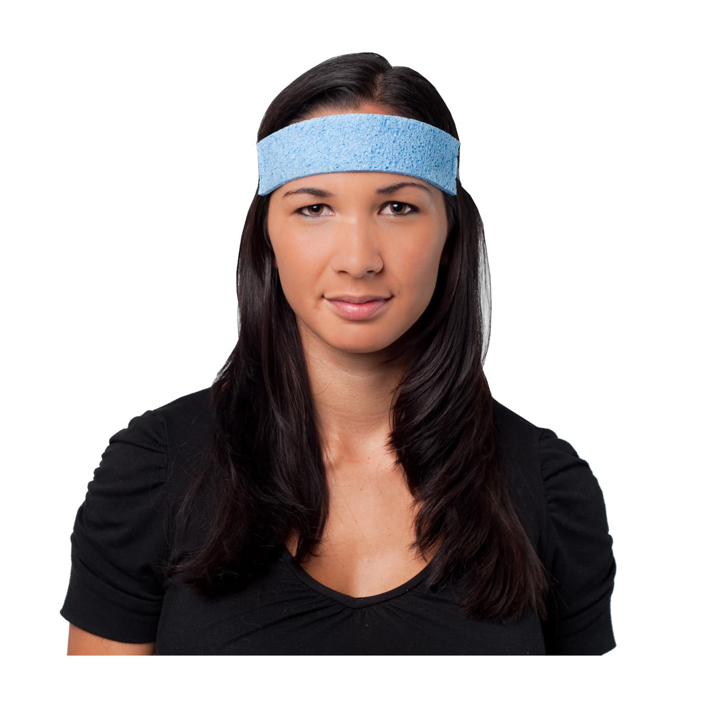 Cellulose Sponge Sweatband, Blue (396-500) - OS_1